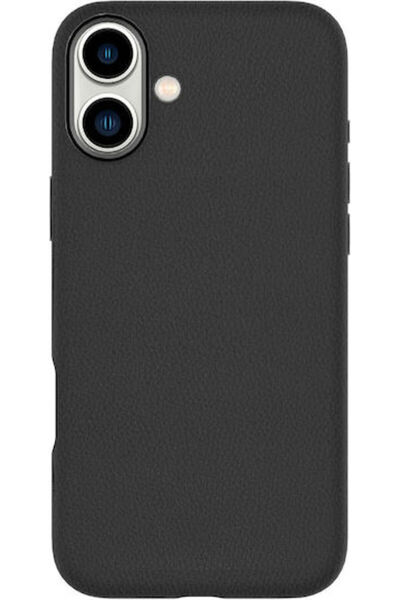 eSTUFF Ατελείωτη Βενετία iPhone 16 Μαύρο Δερμάτινο Μαγνητικό Κάλυμμα Υλικό: 6...