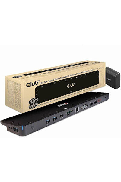 Other Club3D USB-C / USB-A Σταθμός Σύνδεσης με 4K PD Ethernet Μαύρο (CSV-1565)