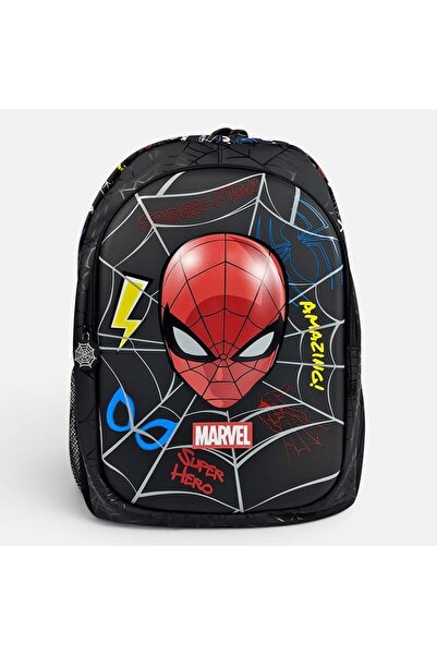 Marvel Ghiozdan Negru Spiderman 31x18x41cm