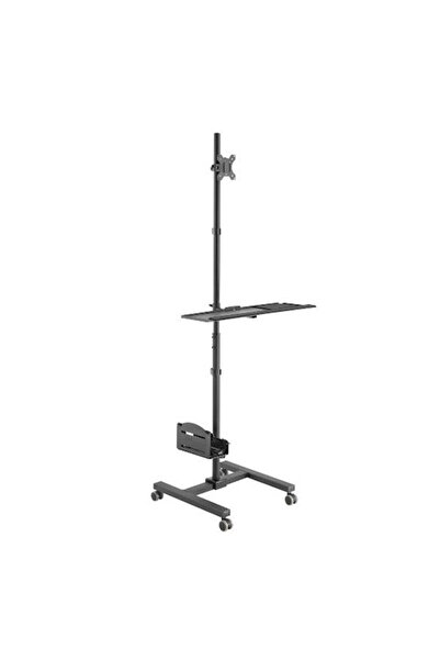EQUIP Βάση δαπέδου για οθόνη έως 33 " με ρόδες (650171)