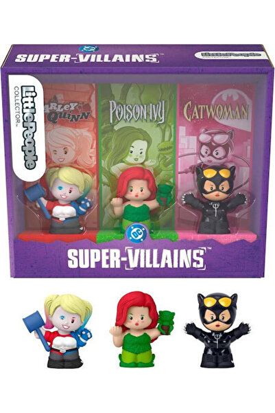 Mattel Games Μάτελ DC Σούπερ-κακοποιοί Μίνι Φιγούρες Σετ 3 τεμαχίων JKR80