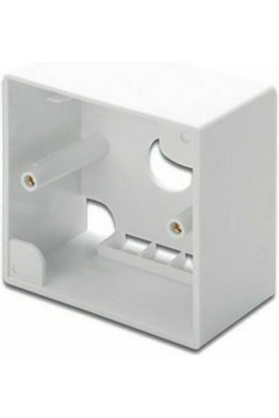 Digitus Πλαίσιο διακόπτη 80x80x40mm σε λευκό χρώμα DN-93803
