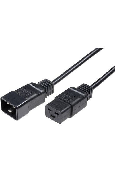 MicroConnect Καλώδιο IEC C19 / IEC C20 - IEC C19 / IEC C20 1μ Μαύρο (PE141510)