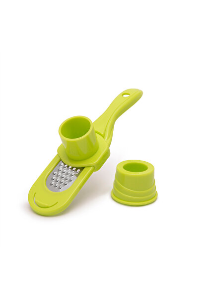 Alista Home Stainless steel garlic grater, 17 x 4 cm, ergonomic handle