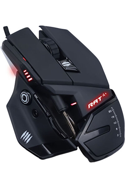 Mad Κατζ Ρ.Α.Τ. 4+ Ποντίκι Gaming 7200 DPI Μαύρο