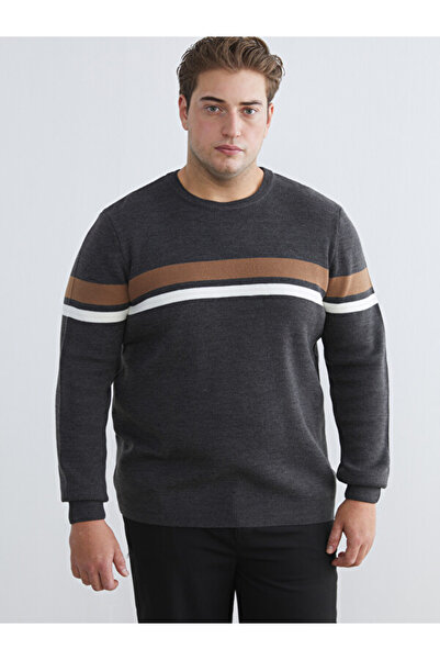 LC Waikiki I Sıfır Roba Yaka Striped Men's Knitwear Sweater from Freezen Store