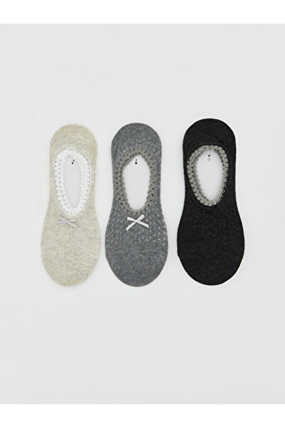 LC Waikiki I Bowknot Women's Ballerina Socks 3-Piece from Freezen Store