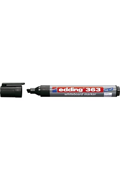 Edding 363 beyaz yazı tahtası kalemi - siyah - 1 kalem - 1-5 mm kesik uçlu - ...