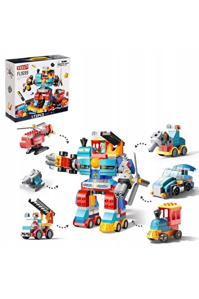 OEM Joc Construit Robot 172pcs, CĂRĂMIZI CONSTRUCȚIE CONSTRUIREA ROBOȚI VEHIC...