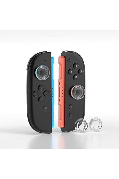 AZONEE 2PCS Transparent Silicone Thumb Grips for Switch 2 Joy-Con – Soft Anti...