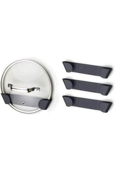 Bukela Universal Pot Lid Organizer for Cabinet - Upgraded 4 Pack Inside Cabin...