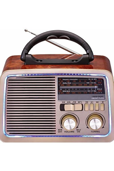 Generic مكبر صوت محمول بتقنية البلوتوث مع راديو FM AM SW، مشغل موسيقى لاسلكي ...