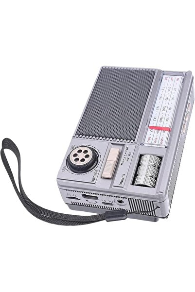 Generic راديو AM FM SW مع بلوتوث، راديو شمسي محمول بتصميم عتيق، مكبر صوت محمو...