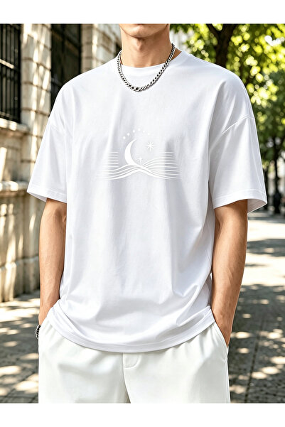 Ornella Studio Summer 180g lightweight cotton T-shirt with Korean-style clash...