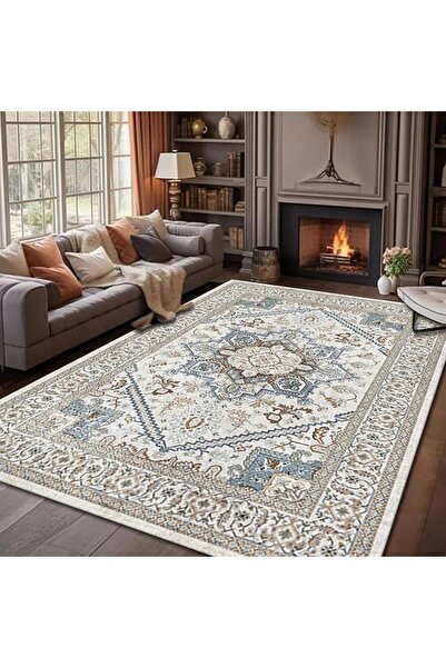 Forubar Boho Area Rugs for Living Room, Washable Persian Rug, Non-Slip Vintag...