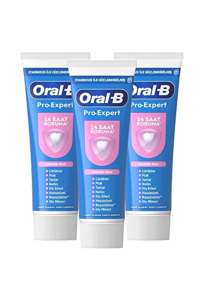 Oral-B Pro-Expert Hassas Sakinlik Hissi Diş Macunu 75ml x3
