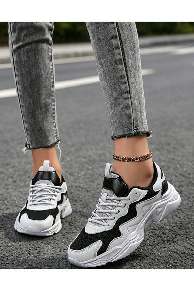 SOSENFER Women's Sports Shoes for Running, Comfortable and Versatile with Thi...