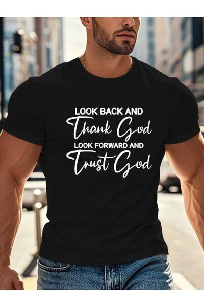 2BIR Men's Religious Theme-Shirt Suitable Fitness Training Breathable Stretch...