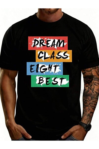25W قميص رجالي مطبوع عليه رسومات، قابل للتنفس، ناعم وخفيف الوزن، Dream Class ...