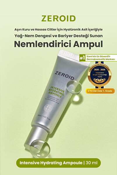 zeroid Intensive Hydrating Ampoule That Provides Oil-Moisture Balance and Bar...