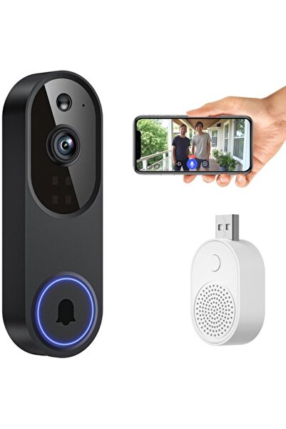 STARSTAR Video doorbell wireless purple HD night vision remote intercom.