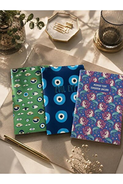 4nio Patterned 3-Piece Notebook Set