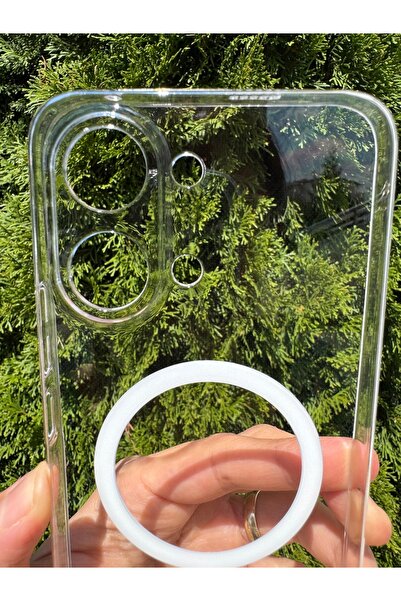 Deppo Trend Poco X8 Pro Max Uyumlu Kılıf İnce Sert Sararmaz Magsafe Kamera Korumalı Koruyucu Dayanıklı Transparan Arka Kapak