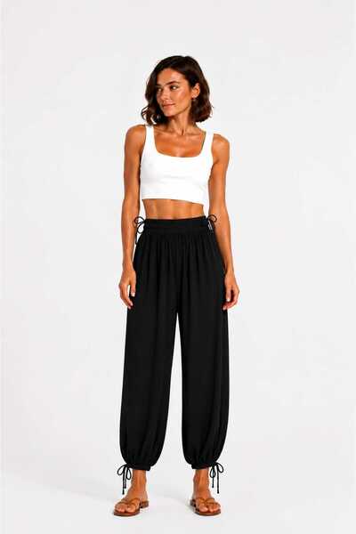 MODAELA Comfortable Shalwar Trousers with Lace Detail