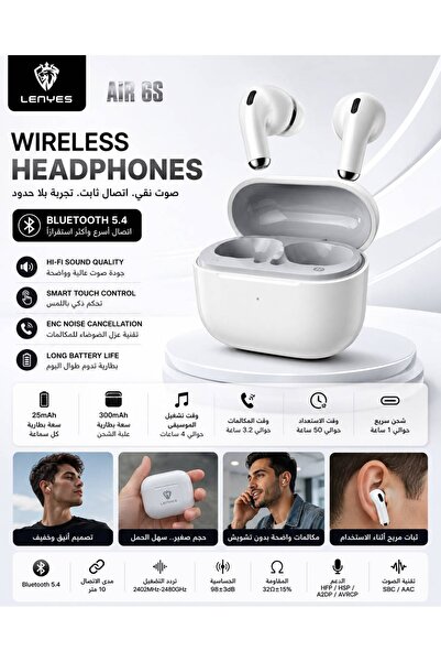 Lenyes Wireless Headphones