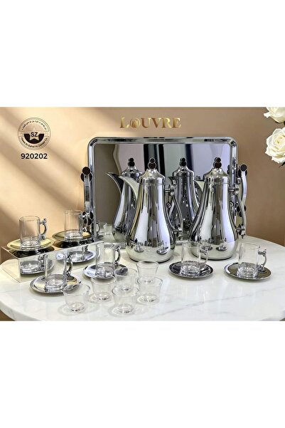Louvre Full Package Set of 21 Pieces, Lofer Trams, Steel Exterior and Interna...