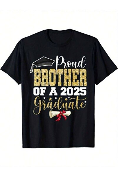 9JY Graduate Senior Class 2025 Graduation Round Neck Short Sleeve T-Shirt Fas...