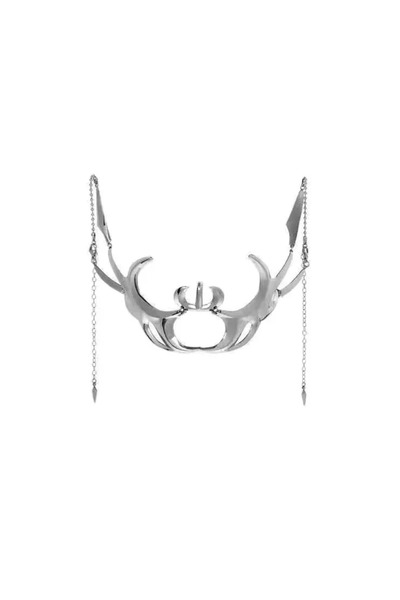 Choice Chin Cyberpunk Metal Mask Niche Design Irregular Fluid Mechanical Wind...