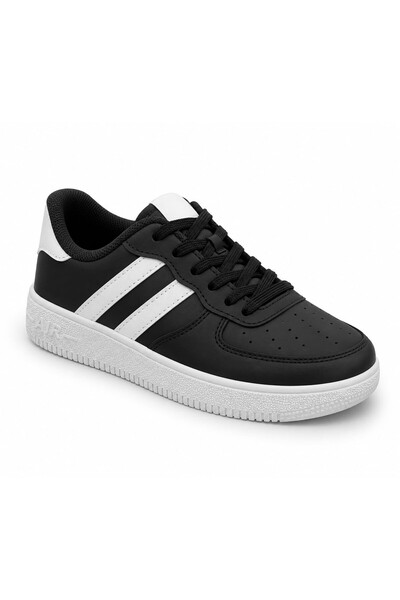 ZERDALİFE Zerdalıfee Unisex White Sneaker Casual Lace-Up Sports Shoes - Comfo...