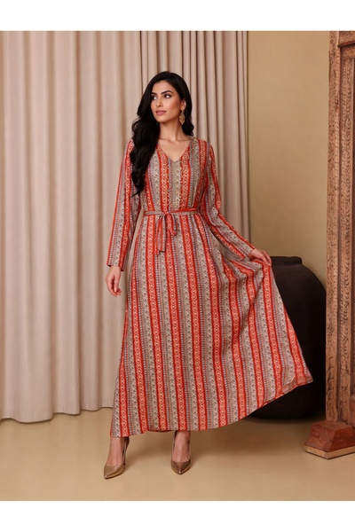IKKXA Elegant Heritage Lines Jalabiya