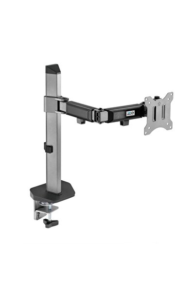 Ergo Office Deluxe ER-448 Monitor Arm, 17-32", 9 kg, VESA 75x75/100x100, Silver