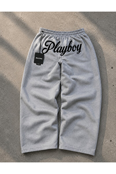 BALİNA Playboy Detaylı Baggy Unisex Eşofman Altı