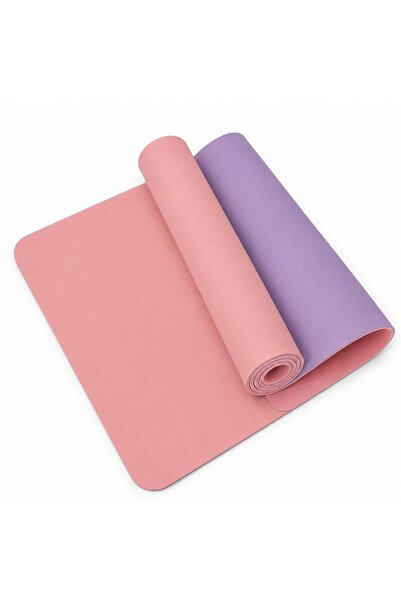 SUNYOGA 6 mm TPE Yoga Matı Kaymaz Çift Renkli Pilates Fitness Minderi
