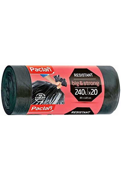 Paclan 058365 134763 Saci Big&Strong Negri 240L 20 buc. 40 de ani