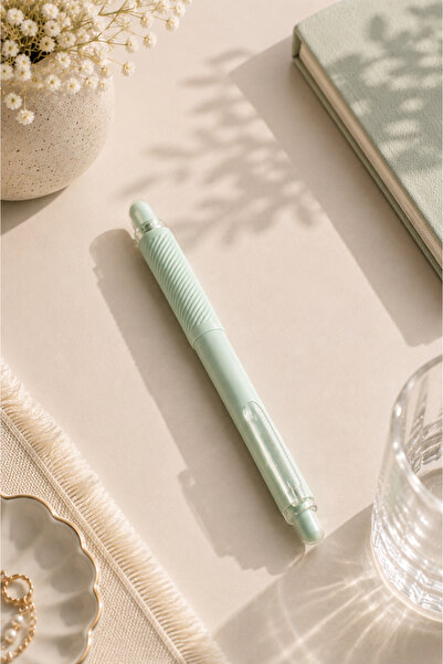 StudyEra Mint Yeşili Pastel Premium Jel Kalem 0.7 mm Yumuşak Tutuşlu
