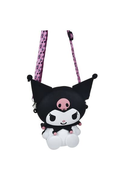 BAMI NETWORK Poseta fetite silicon Kuromi negru alb 18x7,2x20,7cm