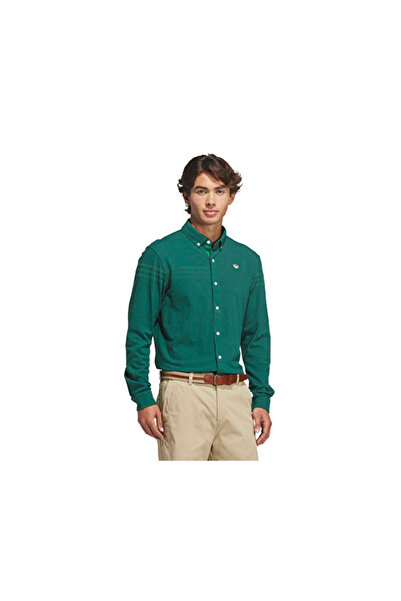 adidas S Ls Button up Men's Casual Shirt Kr5431 Green