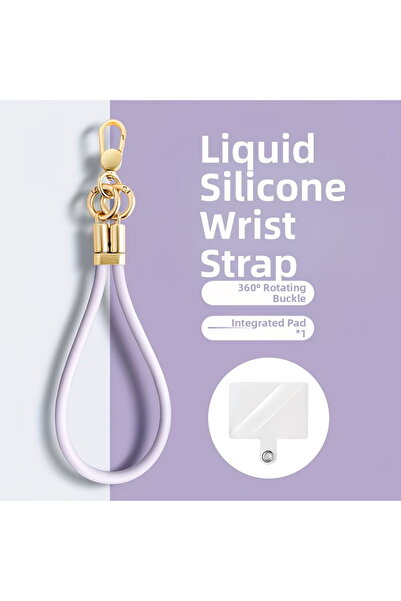 choice2 purple 1 Piece Silicone Wrist Strap Suitable for Common Phone Cases. ...