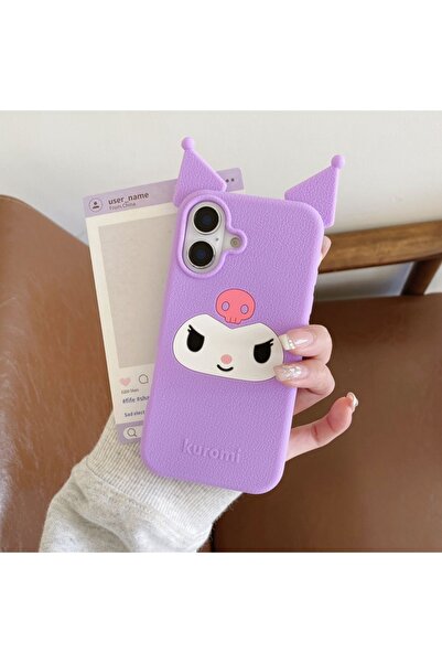 Choice1 iPhone 13 14 15 2 Kuromi The Little Devil 3D Cartoon Phone Cover Case...