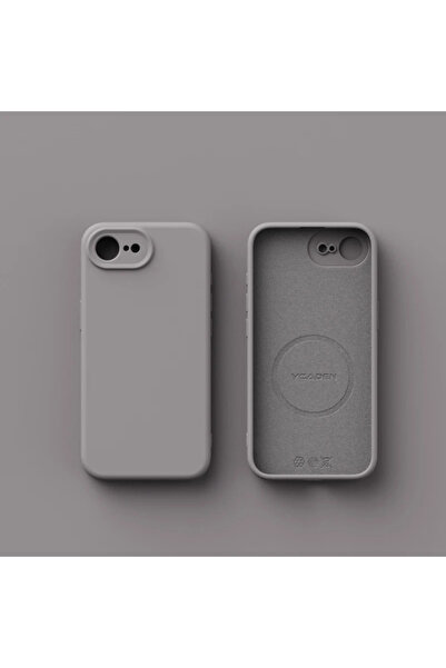 Choice14 iPhone17e Titanium Gray Luxury Magnetic Original Soft Liquid Silicon...