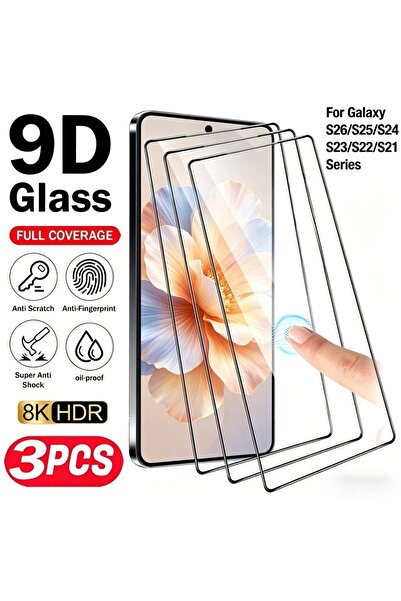 Choice3 Galaxy S23 Ultra 3 Pieces High Definition 3Pcs Full Cover Tempered Gl...