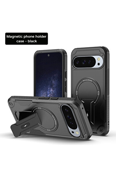 Choice8 Google Pixel 10 Black Luxury Armor Magnetic Case for Google Pixel 10 ...