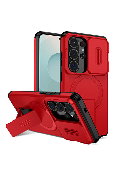 Choice16 Galaxy S25 Ultra Red For Magsafe Magnetic Wireless Charging Case For...