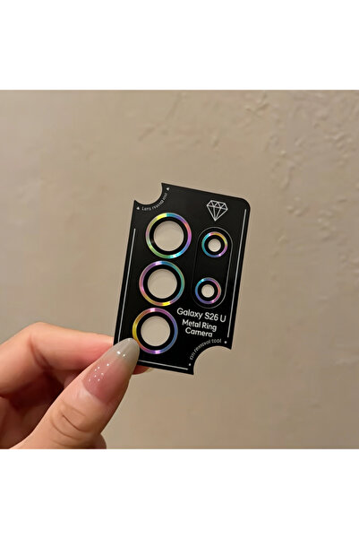 Choice14 For S25utlra Colorful Camera Metal Lens Ring Glass Case For S26 Ultr...