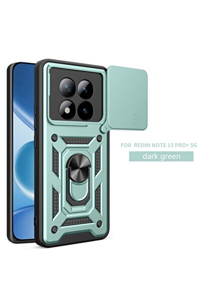 Choice26 Redmi note 15 Pro 5G Green Shockproof Armor Case For Redmi Note 15 P...