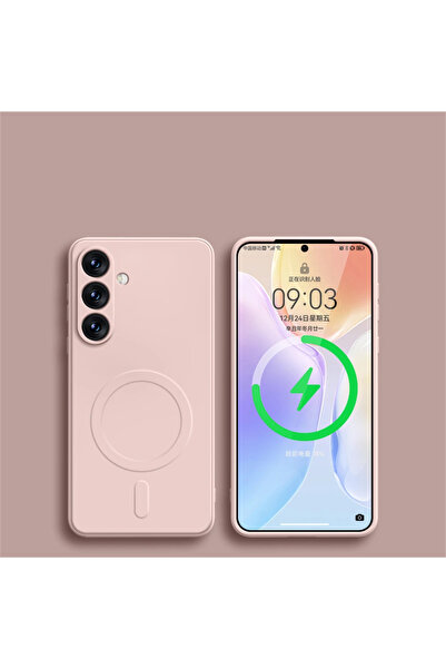 Choice93 Galaxy S26 Pink Liquid Silicone Magnetic Case For S26 Ultra S25 S24 ...